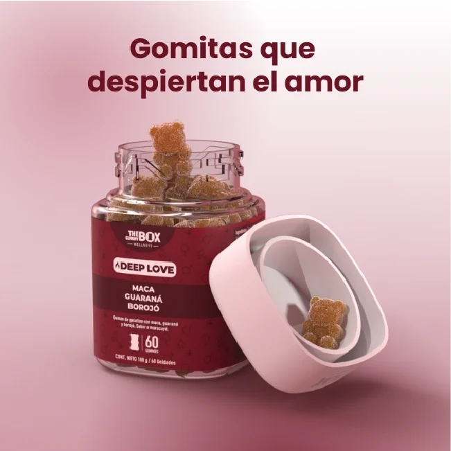 Maca Guaraná y Borojó en gomitas ❤️‍🔥
