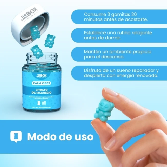 Citrato de magnesio y Vitamina C en gomitas 🧘🏽‍♀️