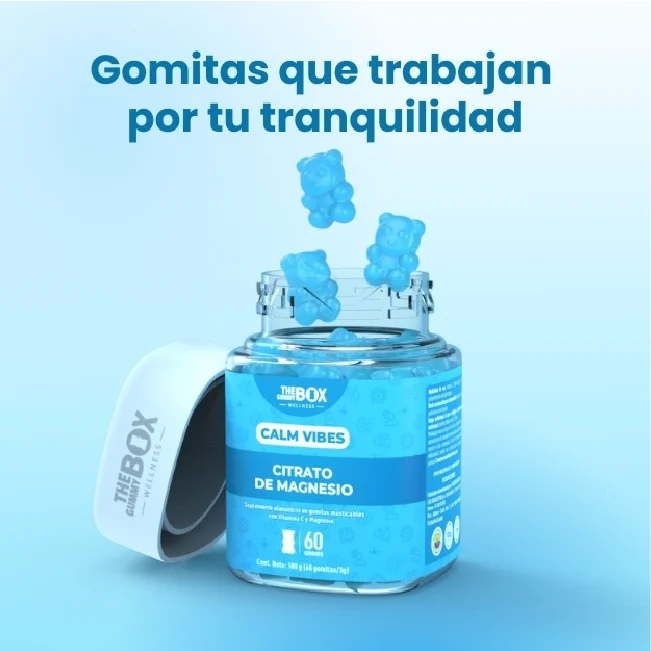 Citrato de magnesio y Vitamina C en gomitas 🧘🏽‍♀️