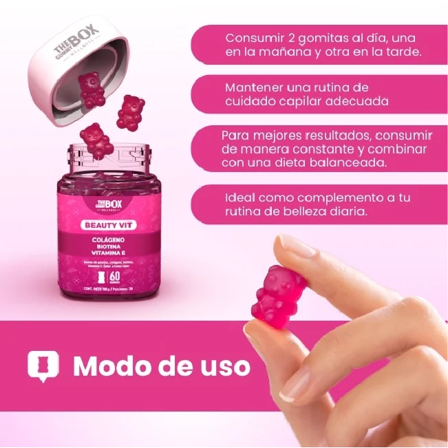 Colageno y biotina en gomitas 💅🏻