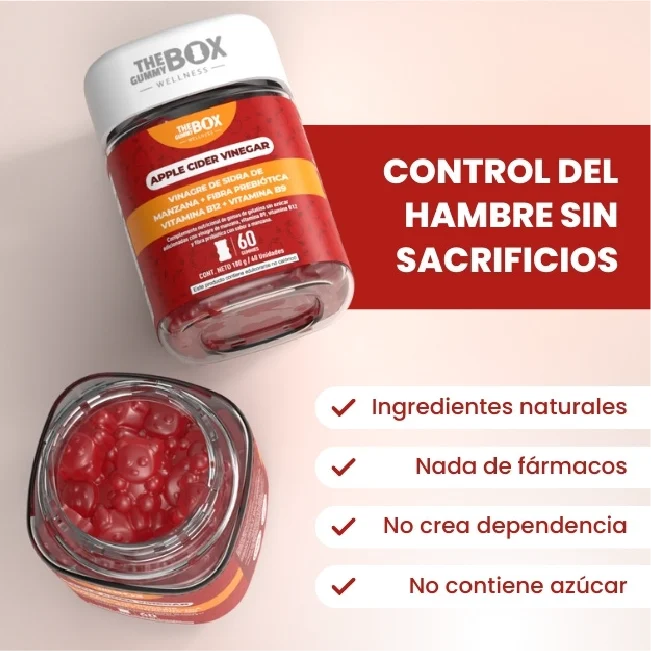 Vinagre de manzana en gomitas 🍎