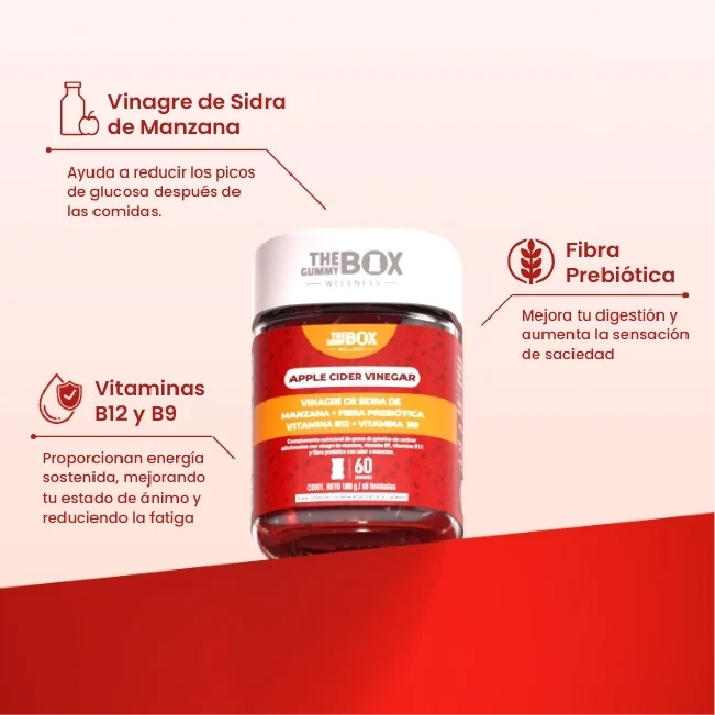 Vinagre de manzana en gomitas 🍎