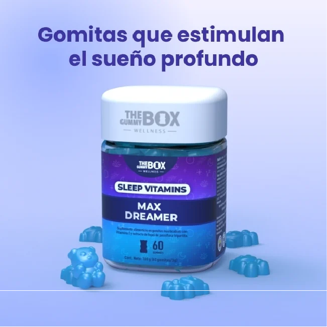 Melatonina y pasiflora en gomitas 💤
