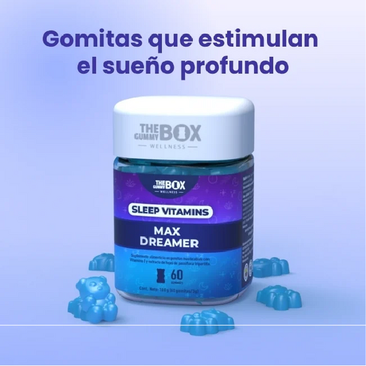Melatonina y pasiflora en gomitas 💤